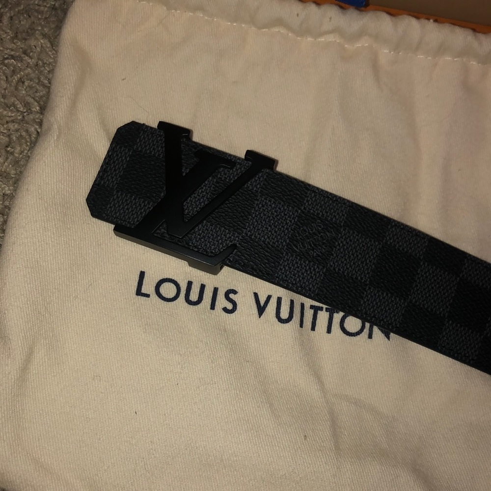 NEW Louis Vuitton Belt Damier Graphite